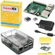 Raspberry Pi 3 Kit with Premium Clear Case and 2.5A