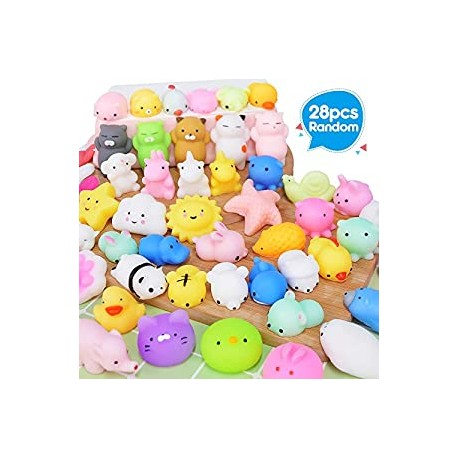 28PCS Mochi Squishy Toys Party Favors