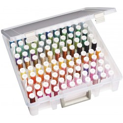 Portable Craft & Sewing Organizer with Thread Tray