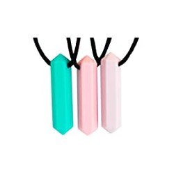 Chewing Pendant for Boys & Girls - Chew Necklaces (3-Pack)