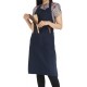 Restaurant Chef Apron - Blue - 35 x 27 Inch