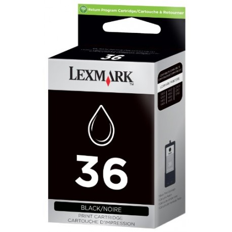 Lexmark No. 36 Return Program Print Cartridge - Black