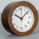3-Inches Round Wooden Alarm Clock