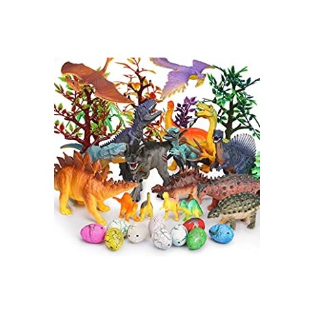 Dinosaur Toys 34 Pack Realistic Dinosaur Action Figures