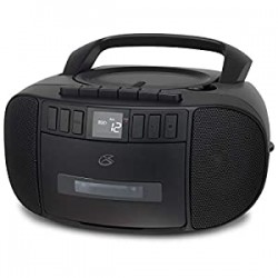 GPX BCA209B Portable Am/FM Boombox