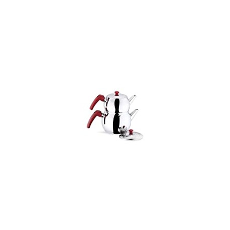Turkey Dishwasher Safe Total Capacity 2.2 qt-2.1 lt (Mini with Red Handles)