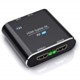 HDMI Splitter 4K,ABLEWE Aluminum 2 Way HDMI Splitter 1 in 2 Out