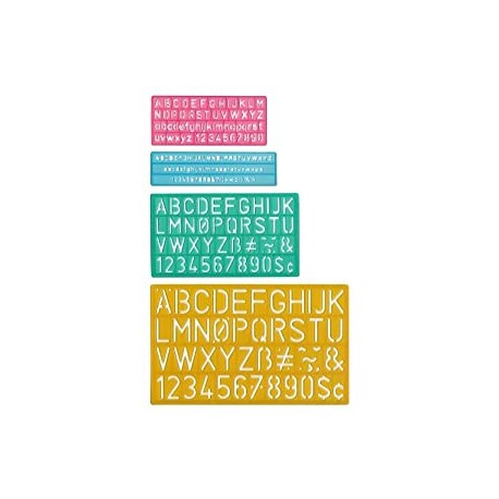 Letter Stenciling Guides (4 sizes)