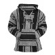 Mexican Baja Hoodie Hippie Surf Poncho Sweater Sweatshirt Pullover Jerga