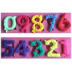 10 Beautiful Numbers 3D Silicone
