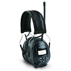Walker's AM/FM Radio Muff with Digital Display, Black