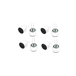 uxcell 10mmx7 mm Through Hole Mini Electret Microphone Condenser Pickup (Pack of 8)