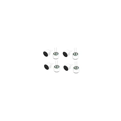 uxcell 10mmx7 mm Through Hole Mini Electret Microphone Condenser Pickup (Pack of 8)