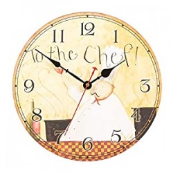 Chef Wall Clock for Kitchen