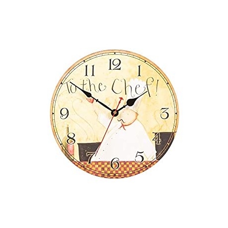 Chef Wall Clock for Kitchen