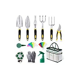Garden Tools Set 12 Pieces Heavy Duty Gardening Kit