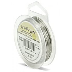 26 Gauge, Stainless, 30 yd (27.4 m) Craft Wire, Shiny Steel