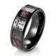 Men's 8mm Plated Black