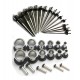 16g-00g Surgical Steel Ear Stretching Kit Tunnels and Tapers