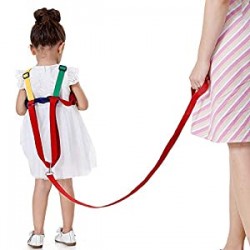 2 in 1 Anti Lost Wrist Link Baby Walking Harness for 0-5 Years Kids