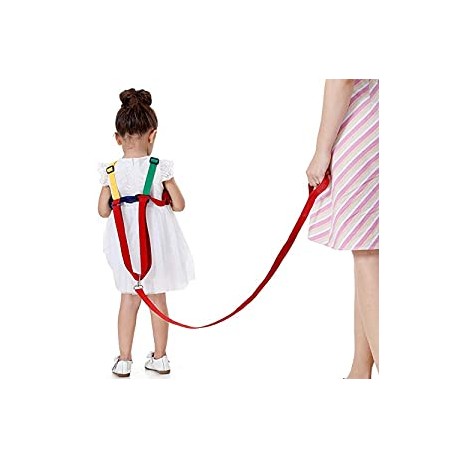 2 in 1 Anti Lost Wrist Link Baby Walking Harness for 0-5 Years Kids