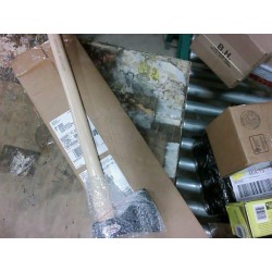 All-Purpose Axe with Hickory Handle, Great for Camping, Survival, Outdoors, Wood Cutting and Splitting