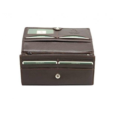 Leather Large Ladies Purse Wallet