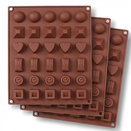 Cavity Chocolate Mold, 3 Packs
