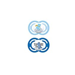 Orthodontic Pacifiers (2 pack, 1 Sterilizing Pacifier Case)