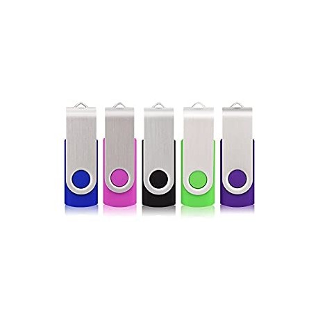 5 pcs Multi-Color 16GB USB Flah Drive USB 2.0 Pen Drive 16GB