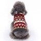 Dog Puppy Cute Argyle Stripes Pattern Winter