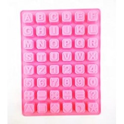 48 Cavity Silicone Alphabet Letter Number