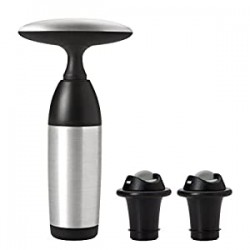OXO SteeL Vacuum Wine Saver and Preserver