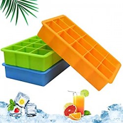 Ice Cube Tray 3 Pack Silicone