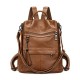 Backpack Purse For Women PU Leather Tassel Fashion Ladies