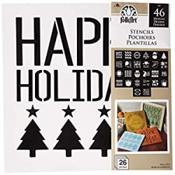 FolkArt Holiday Value Stencil Pack