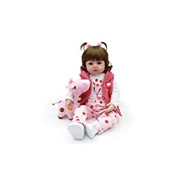 18 inch Silicone Real Toddler Girl Lifelike