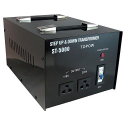 5000W Step Up and Down Electrical Power Voltage Converter Transformer Heavy Duty