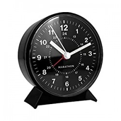 Mechanical Wind-Up Alarm Clock - Black