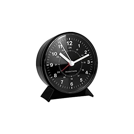 Mechanical Wind-Up Alarm Clock - Black