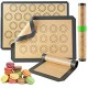 Silicone Baking Mats-Non Stick Cookie Sheet Macaron Mat Liner for Bake Pans & Rolling