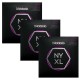 3-Pack D'Addario NYXL09564SB Custom Light Strandberg Guitar 7-String Set, 9.5-64