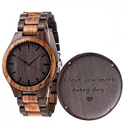 Wood Watch for Men Boyfriend
