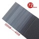 Silicon Carbide Sanding Assorted Grit Sandpaper  9 x 3.6 Inch - 72 Sheets