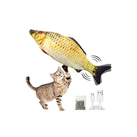 Electric Moving Fish Cat Toy