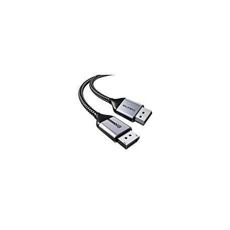 8K DisplayPort Cable Ultra HD DisplayPort 1.4 Male to Male Nylon Braided Cable