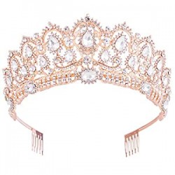 Crowns for Women, Vofler Rose Gold Tiara