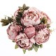 Vintage Artificial Peony Silk Flowers
