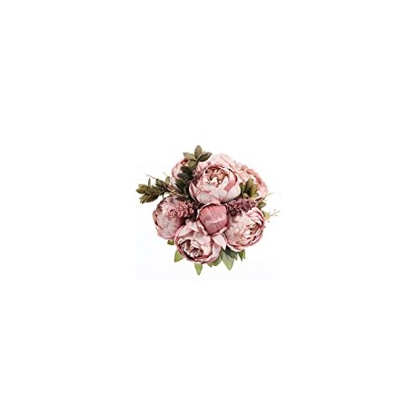 Vintage Artificial Peony Silk Flowers