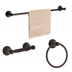 Muirfield Towel Bar Collection Oil Rubbed Bronze (3 Piece Set)
